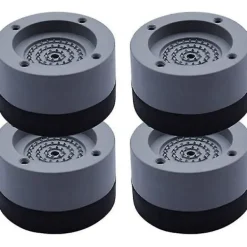 Outlet 4 st Anti-vibrationsdynor Universal tvättmaskin Anti-vibrationsdynor Fötter Stabilisator Piedestal För tvättmaskin Kylskåp (hy)