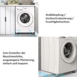 Clearance unbranded 4 st Anti-vibrationsdynor Universal Tvättmaskin Anti-vibrationsdynor Fot Stabilisator Sockel För Tvättmaskin Kylskåp