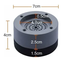 4 st Anti-vibrationsdynor Universal tvättmaskin Anti-vibrationsdynor Fotfötter