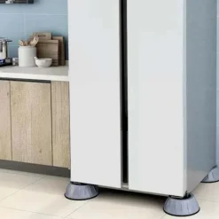 Online 4 st Antivibrationsfotkuddar Stötsäkra Gummiben Slipstop Tyst Skidhöjare Matta för Tvättmaskin Stöd Dämpare Stativ