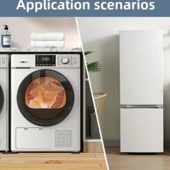 Clearance 4 st Anti-vibrationskuddar för tvättmaskiner - Halkfria & Ljudreducerande Universalfötter för Apparater, Möbler