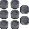 Discount 8 st Anti-vibrationsmattor för tvättmaskin Runda dynor