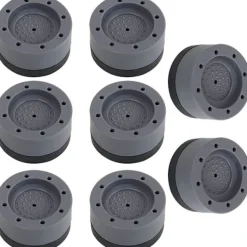 Discount 8 st Anti-vibrationsmattor för tvättmaskin Runda dynor