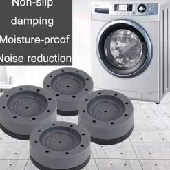 Discount 8 st Anti-vibrationsmattor för tvättmaskin Runda dynor