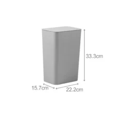 Best 1/3 st avfallsbehållare Papperskorgen VIT 3 STK 3 STK 3pcs-3pcs white