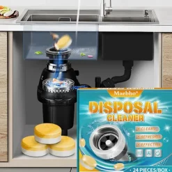 24 st Avfallskvarn Rengörare, Köksvask Avfallskvarn Uppfräschare, Luktborttagare och Rengörare