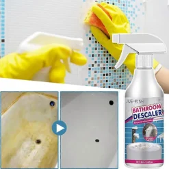 Clearance 1-3 st Badrumsavskalningsspray, rengöringsmedel för envisa fläckar, avkalkningsmedel för badkar, toalett, dusch 2pcs