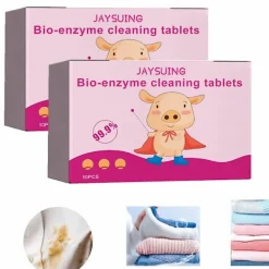 Online 3 st Bio-enzym Rengöringstabletter Multifunktionella Bio-enzym Rengöringstabletter Tvätmaskinsrengöringstabletter Allrengörande