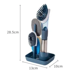 Best 1 st (Blå) Flytande Borste för Hemkökspanna - Enkel Rengöring