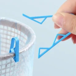 Online 20 st Blå Soppåse Klämmor Matbehållare Klämmor Förslutningsklämmor för Soptunna Soptunna Soptunna, Blå, Fonepro