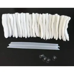 Clearance 24 st bomullsplattor ersättningskit för magnetisk fönsterputsare dubbelsidig