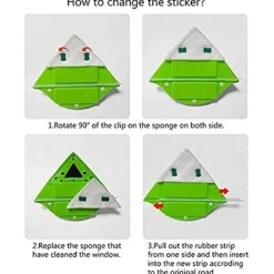 Clearance 24 st bomullsplattor ersättningskit för magnetisk fönsterputsare dubbelsidig