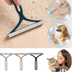 Clearance 1 st bärbar luddremover manuell rulle ullrockspellets tygrengörare (grön)