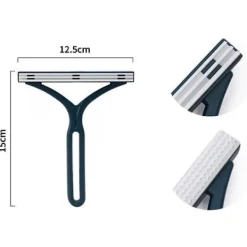 Clearance 1 st bärbar luddremover manuell rulle ullrockspellets tygrengörare (grön)