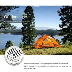 Discount 2 st Bärbara Myggspolehållare Myggspole- och Rökelsehållare för Utomhusbruk