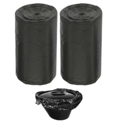 Best 100 st Bärbara Toalettpåsar Camping Toalettpåsar Engångs Toalettpåsar Toalettpåsar Keramikbassängpåse 2024THO