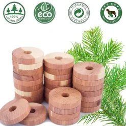 New 30 st Cedarträ-Mottavvisande 100% Naturlig Cedar Mottdödare För Garderob