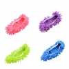 Hot 4 st Chenille Skoskydd Golvrengörare Golvrengörare Tofflor Mopp