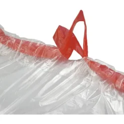 New 120 st 45cm*50cm transparenta sopsäckar med dragsko