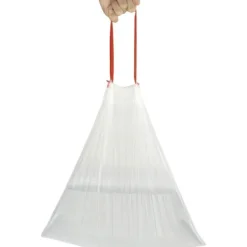 New 120 st 45cm*50cm transparenta sopsäckar med dragsko