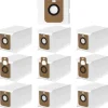 Outlet 10 st Dammsugarpåsar för Dreame D10 Plus/Dreame D10s Plus Robotdammsugare, Dammsugarpåse Tillbehörssats Kompatibel med Dreame D10/D10s Plus