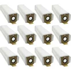 12 st dammsugarpåsar för Dreame Z10 Station robotdammsugare, reservdel