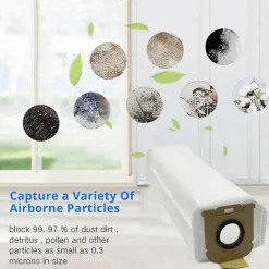 12 st dammsugarpåsar för Dreame Z10 Station robotdammsugare, reservdel