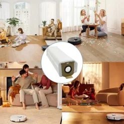 12 st dammsugarpåsar för Dreame Z10 Station robotdammsugare, reservdel