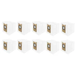 Best 10 st Dammsugarpåsar för Eufy Omni E25 / Omni E28 Dammsugare Tillbehör Dammsugarpåse Ersättningsdelar