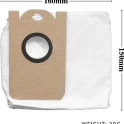 New 10 st dammsugarpåsar för Kyvol Cybovac S31, för Uoni V980 Plus Q6, för M7 Pro M7 Max dammsugartillbehör