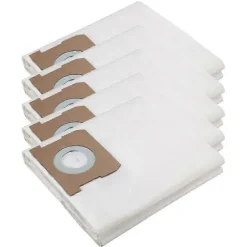 5 ST Dammsugarpåsar för WD1 Kompakt Batteri Ersätter 2.863-297.0 Sopbehållare Ersättning bs