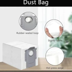 Hot 8 st Dammsugarpåsar Passar Saros 10/G30/S9 MaxV Ultra/S90ver/A1460RR Dammsugare Reservdelar