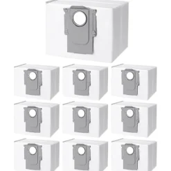Discount 10 st dammsugarpåsar tillbehör till Xiaomi Roborock S8+/S8 Pro Ultra S7 MaxV Ultra/S7 Pro Ultra/Q7 robotdammsugare