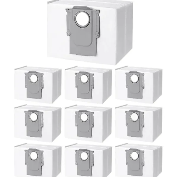 Discount 10 st dammsugarpåsar tillbehör till Xiaomi Roborock S8+/S8 Pro Ultra S7 MaxV Ultra/S7 Pro Ultra/Q7 robotdammsugare