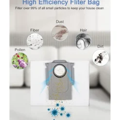 Discount 10 st dammsugarpåsar tillbehör till Xiaomi Roborock S8+/S8 Pro Ultra S7 MaxV Ultra/S7 Pro Ultra/Q7 robotdammsugare