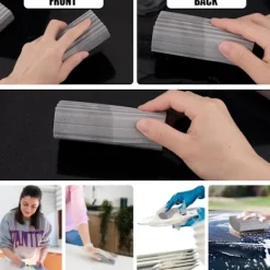 2 st Dammtorkningssvamp, Dubbelsidig Fuktig Rengöringssvamp Dammtorkare Rengöringsverktyg Återanvändbar Fuktig Dammsugare Våt Dammsugare Svamp