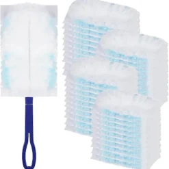 Online 42 st dammvippa med 1 handtag, dammmagnet påfyllningspaket smuts elektrostatisk dammtorkare för hushåll, skola, kontorJST25