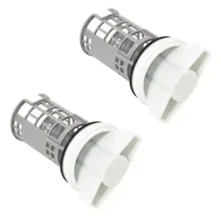 Outlet 2 st DC97-16991B Tvättmaskin Avloppspump Filter Tvättmaskinsfilter Ersätter 4000059 AP5800143 PS