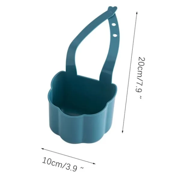 Hot 2 st Diskbänkskorg Förvaringskorg BLÅ BLÅ blå—max