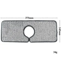 Hot 3 st Diskbänksmatta Absorberande Stänkskydd i Mikrofiber för Köket