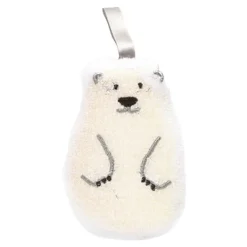 Best 2 st diskborste svamp dubbelsidig diskborste hängande typ tecknad björn kopp borste rengöringsduk liten björnstil