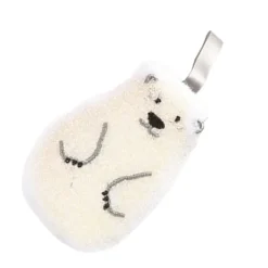 Best 2 st diskborste svamp dubbelsidig diskborste hängande typ tecknad björn kopp borste rengöringsduk liten björnstil