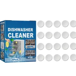 Sale 20 st Diskmaskin Avkalkningstabletter Effektivt Rengöringsmedel Köksgerådsvård