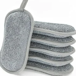 Discount 6 st dubbelsidiga tvättbara disktrasor återanvändbara disktrasor