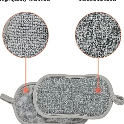 Discount 6 st dubbelsidiga tvättbara disktrasor återanvändbara disktrasor