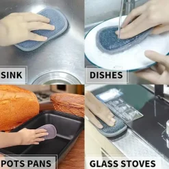 Discount 6 st dubbelsidiga tvättbara disktrasor återanvändbara disktrasor