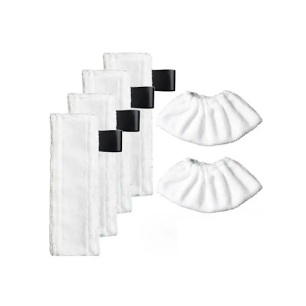 Clearance 6 st dukar, mikrofiber och torkduk 6 dukar för Karcher Steam Easy Fi