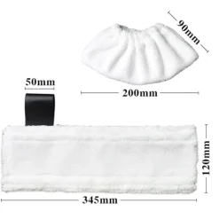 Clearance 6 st dukar, mikrofiber och torkduk 6 dukar för Karcher Steam Easy Fi