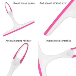 Sale 3 st Duschskrapa för badrumsglas, speglar och bilfönster, tjock plast och silikonblad [JUN]