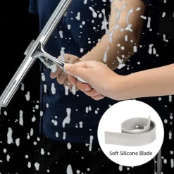 Outlet 1 st duschspruta, fönstergummi, rostfritt stål torkare med